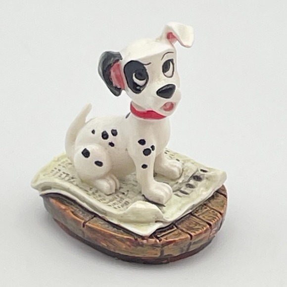 Disney Other - Vintage 1990s Tiny Kingdom Disney Patch 101 Dalmatians Mini Figurine 1.125" Dog